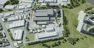 An artist's impression of the proposed changes to the site at Polmadie